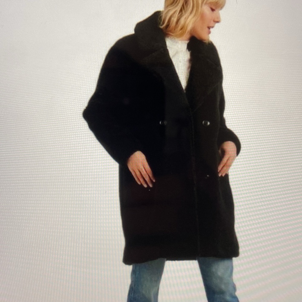 Lucky Brand Black Teddy Jacket